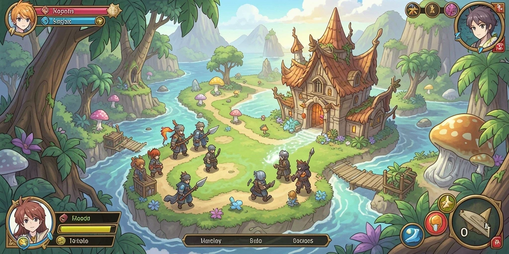 naga1001 - Screenshot menunjukkan interaksi multiplayer yang seru.