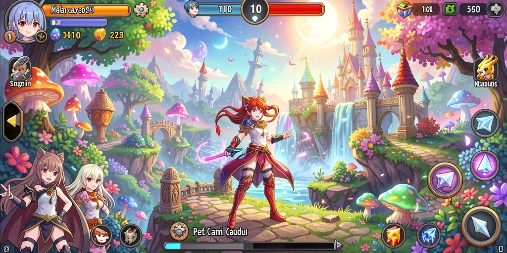 rajacorc - Tangkapan layar menunjukkan salah satu level tantangan dalam game.